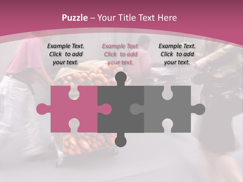 Teamwork Toon Happy PowerPoint Template