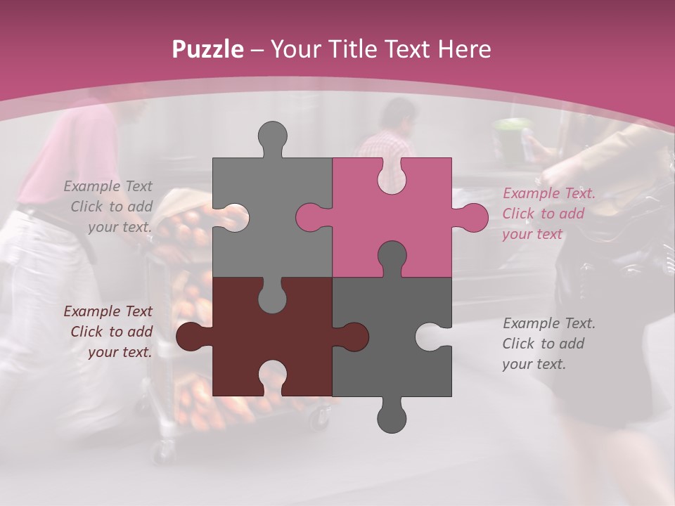 Teamwork Toon Happy PowerPoint Template