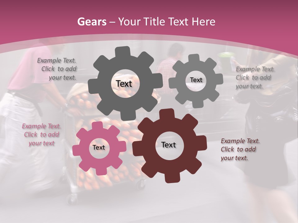 Teamwork Toon Happy PowerPoint Template