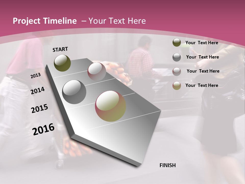 Teamwork Toon Happy PowerPoint Template