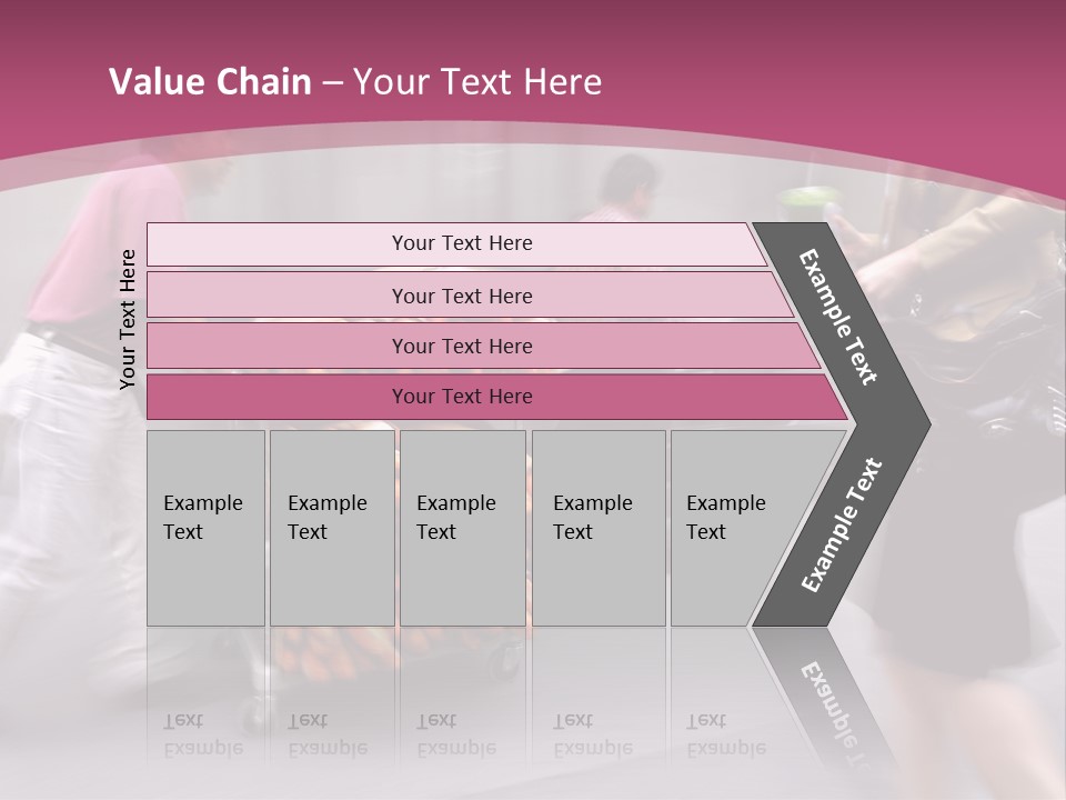 Teamwork Toon Happy PowerPoint Template