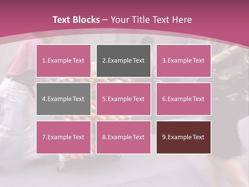 Teamwork Toon Happy PowerPoint Template