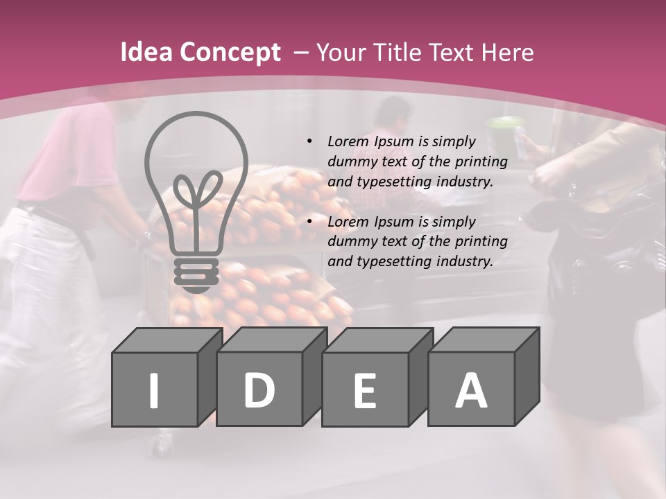 Teamwork Toon Happy PowerPoint Template