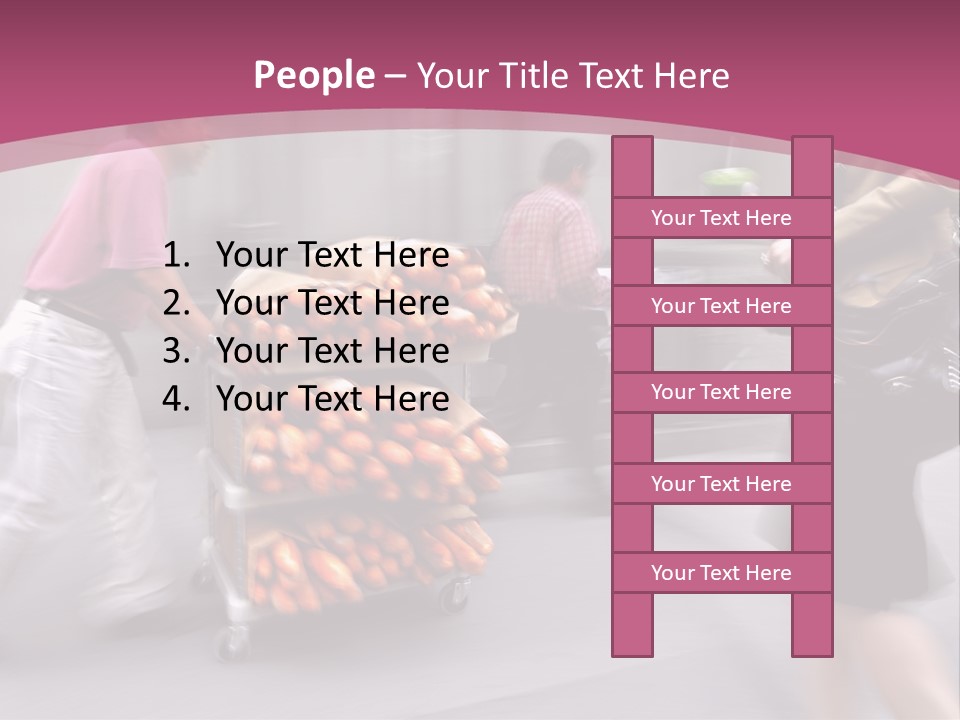 Teamwork Toon Happy PowerPoint Template