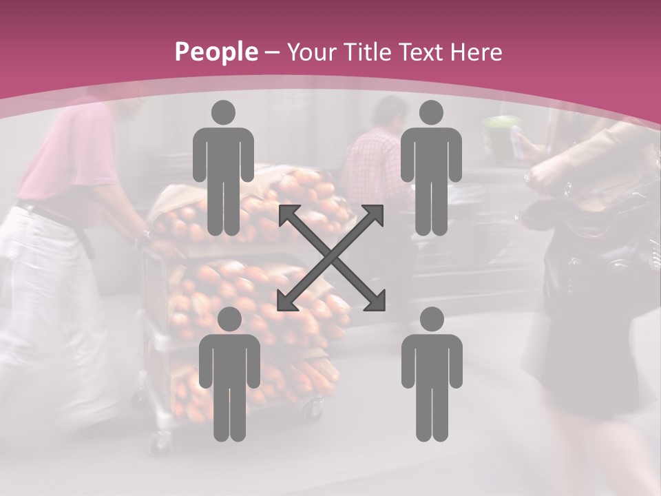 Teamwork Toon Happy PowerPoint Template