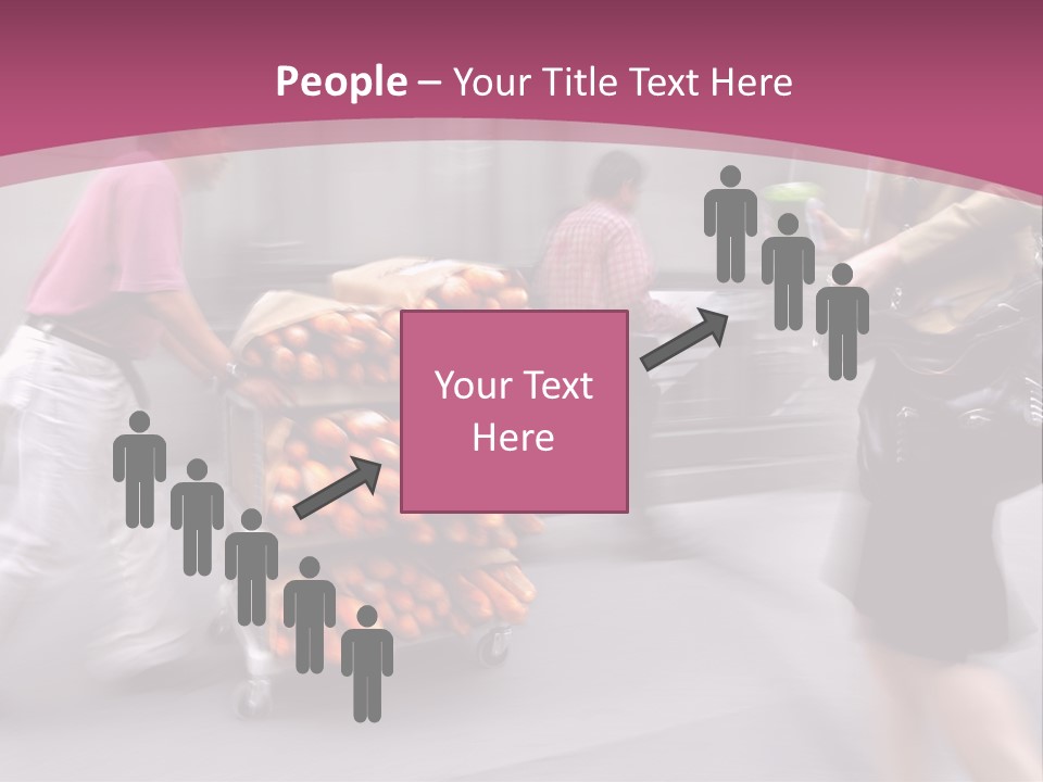 Teamwork Toon Happy PowerPoint Template