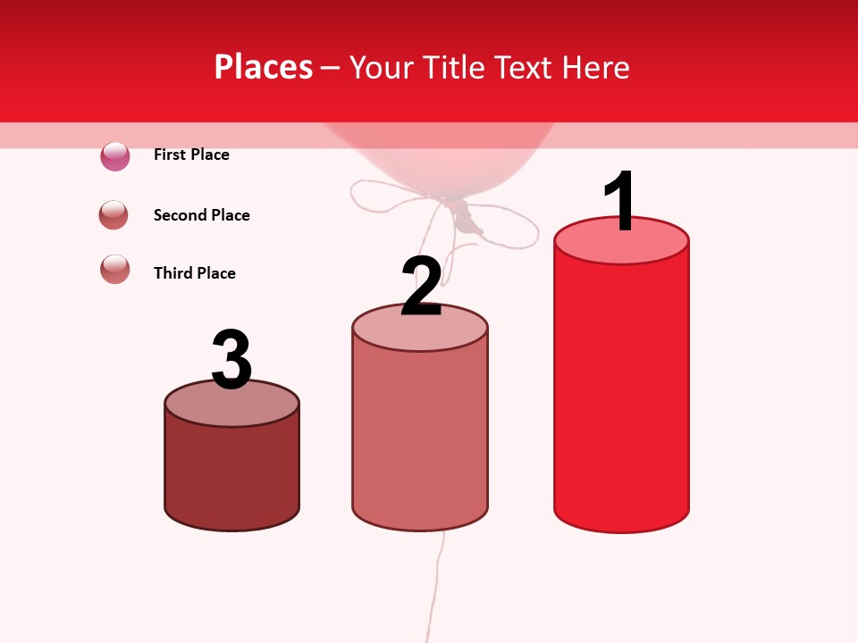 Float Heart Flying PowerPoint Template