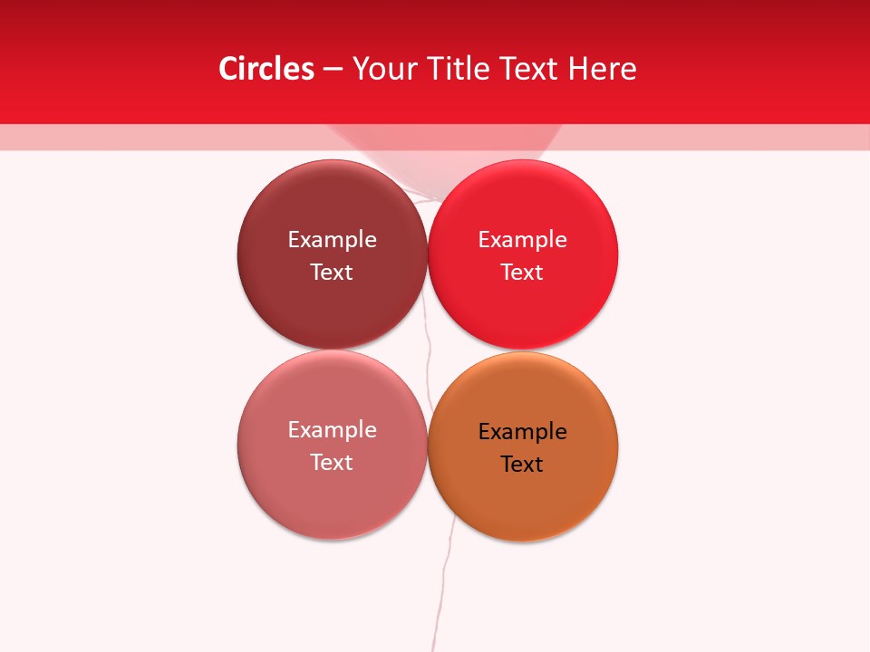 Float Heart Flying PowerPoint Template