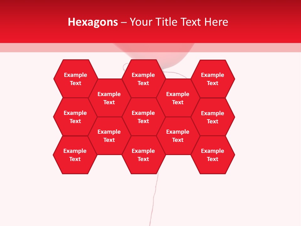 Float Heart Flying PowerPoint Template