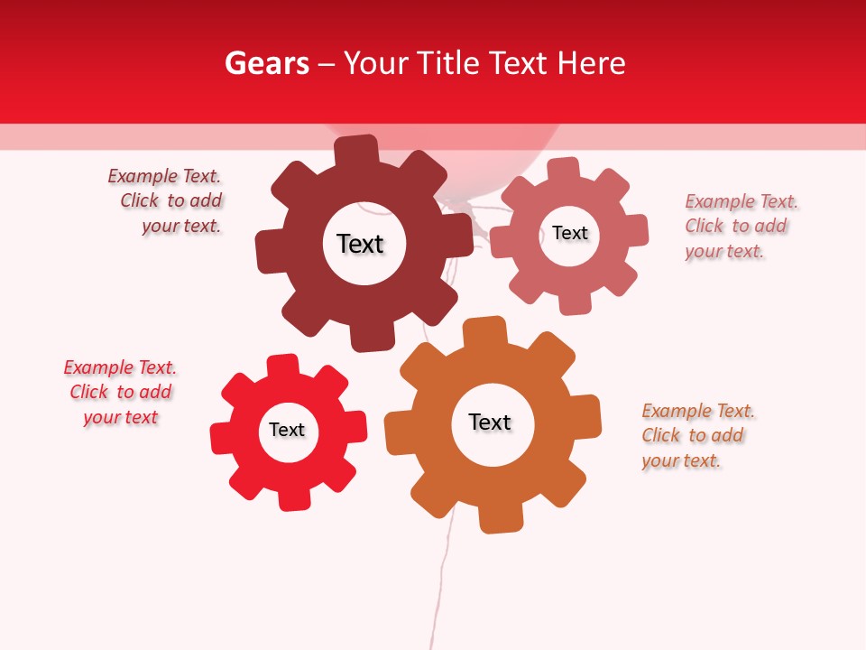 Float Heart Flying PowerPoint Template