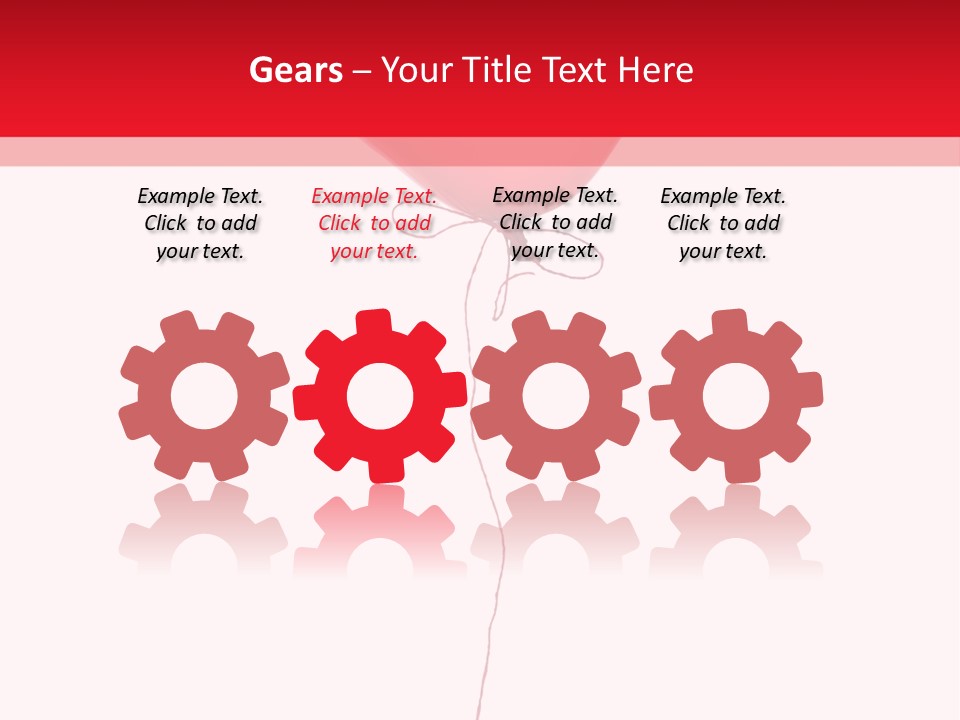 Float Heart Flying PowerPoint Template