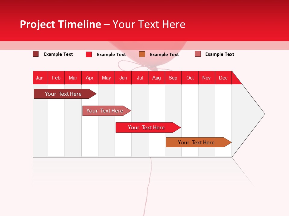 Float Heart Flying PowerPoint Template