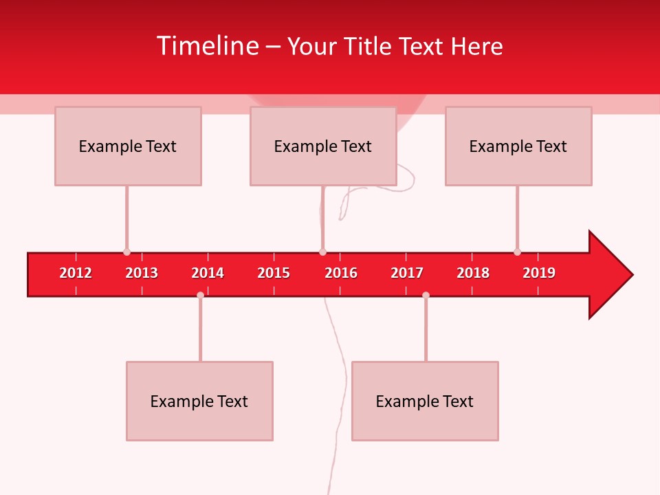 Float Heart Flying PowerPoint Template