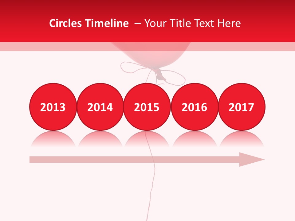 Float Heart Flying PowerPoint Template