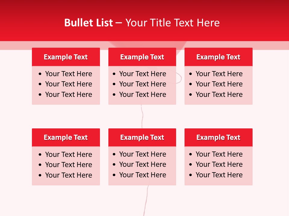 Float Heart Flying PowerPoint Template