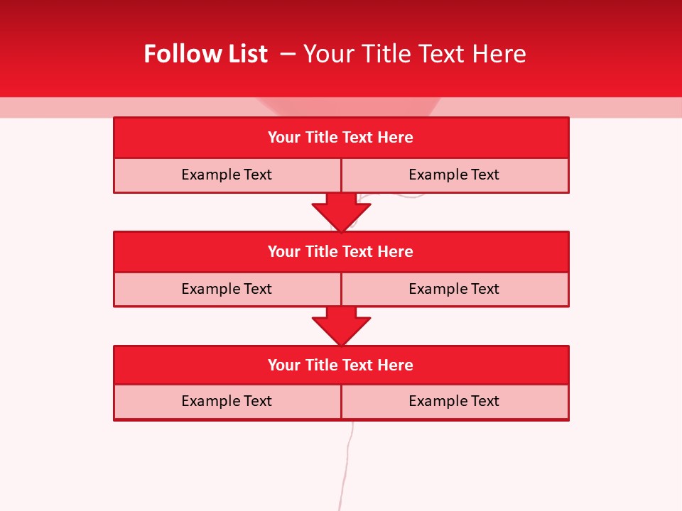 Float Heart Flying PowerPoint Template