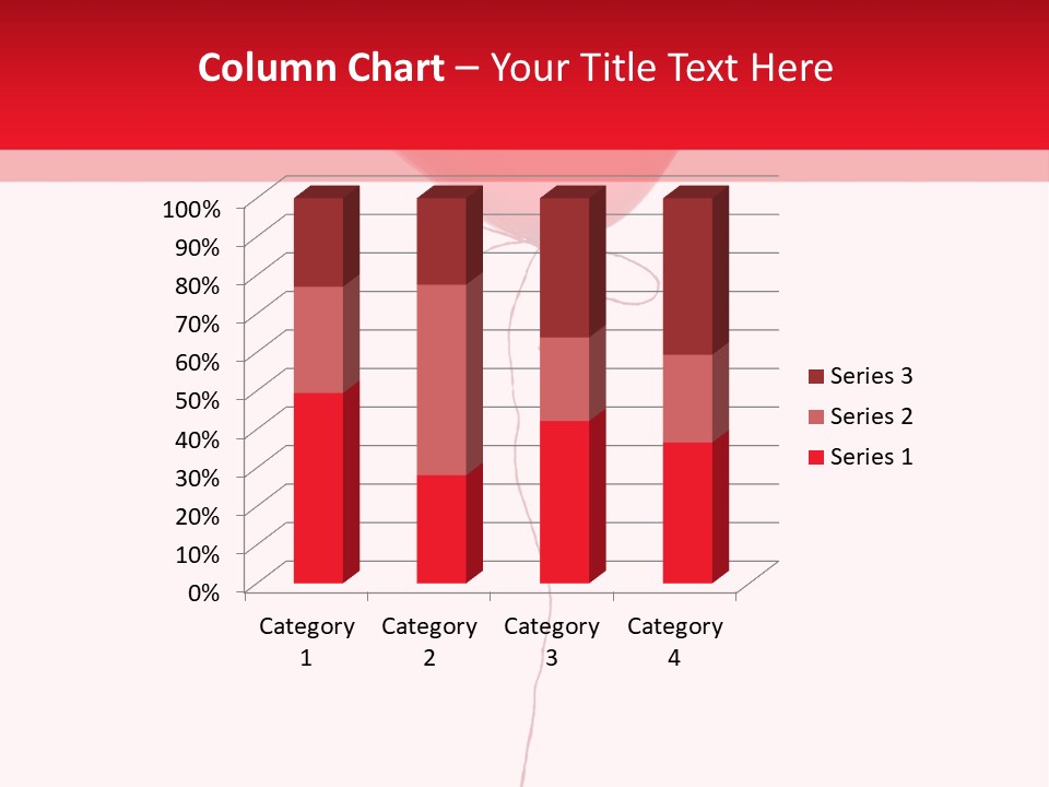 Float Heart Flying PowerPoint Template