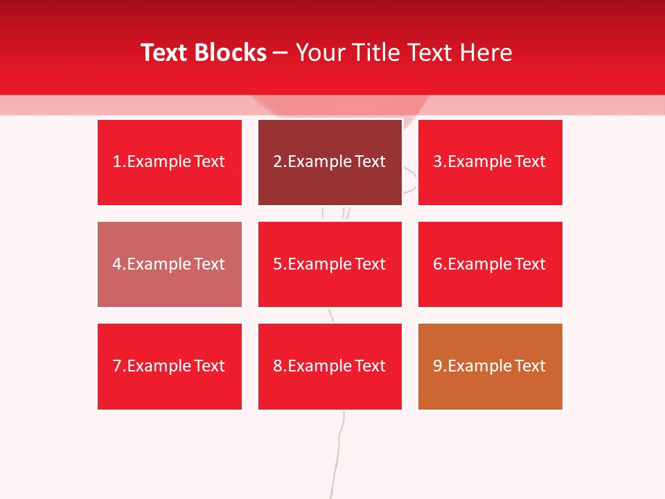Float Heart Flying PowerPoint Template
