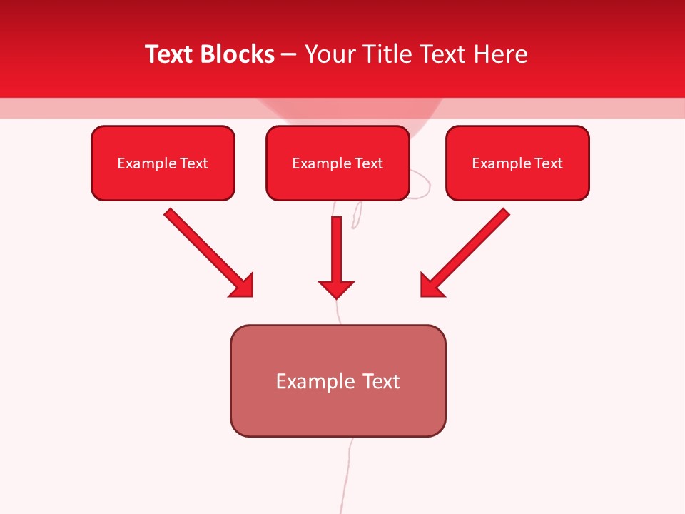 Float Heart Flying PowerPoint Template
