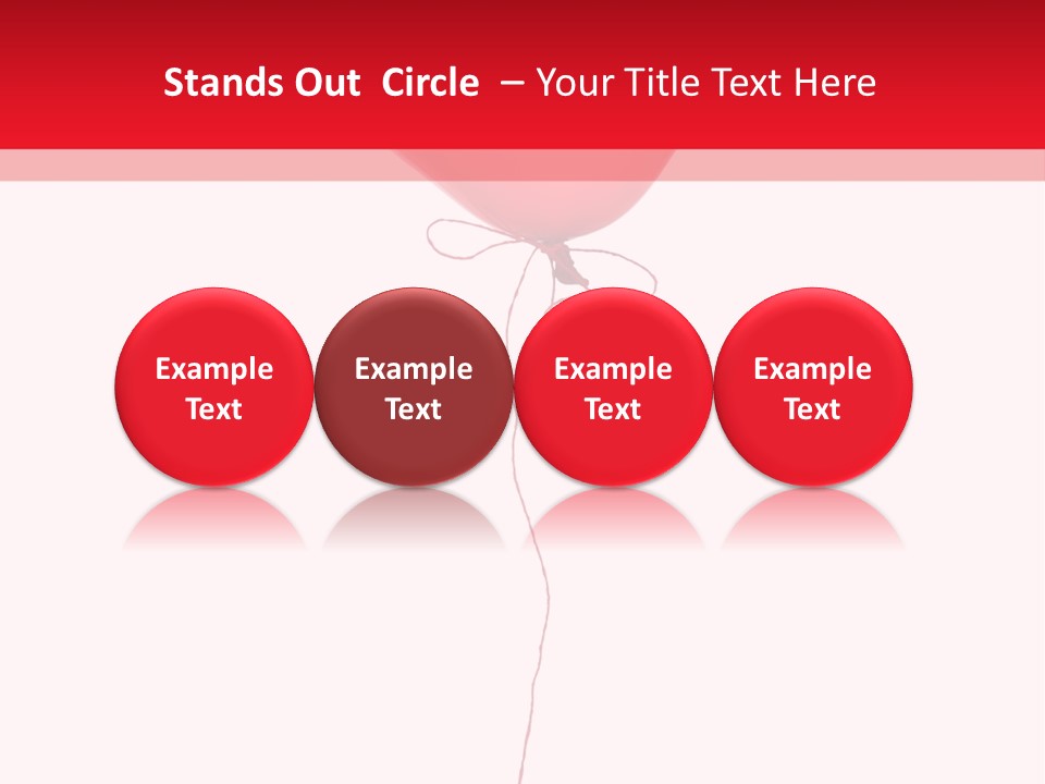 Float Heart Flying PowerPoint Template