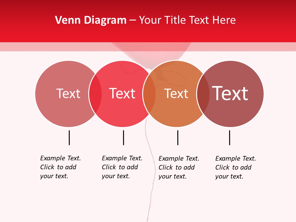 Float Heart Flying PowerPoint Template