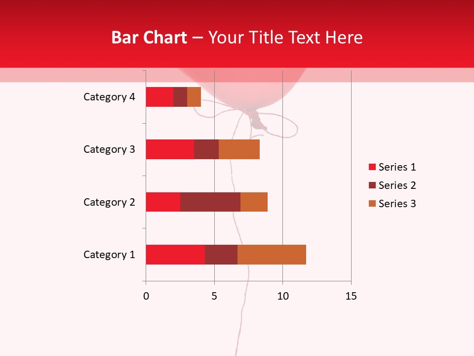 Float Heart Flying PowerPoint Template
