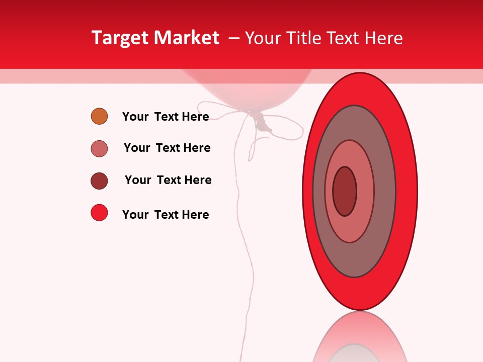 Float Heart Flying PowerPoint Template