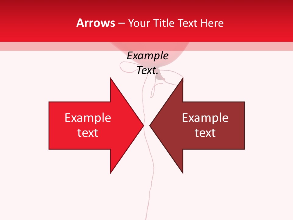 Float Heart Flying PowerPoint Template