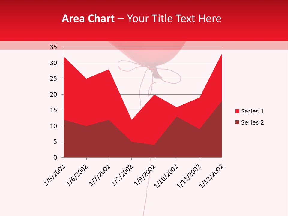 Float Heart Flying PowerPoint Template