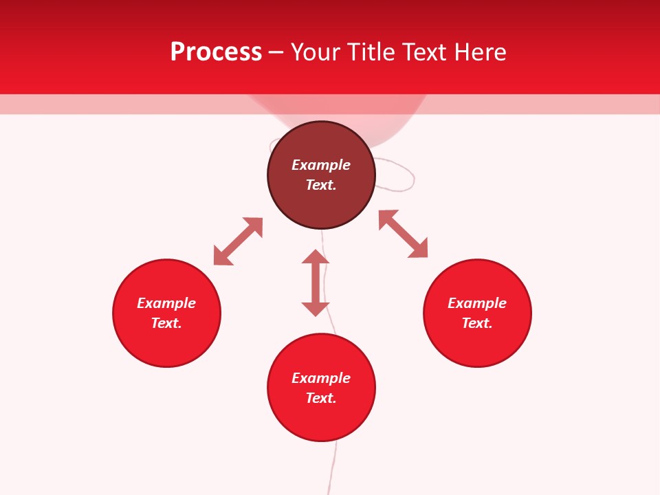 Float Heart Flying PowerPoint Template