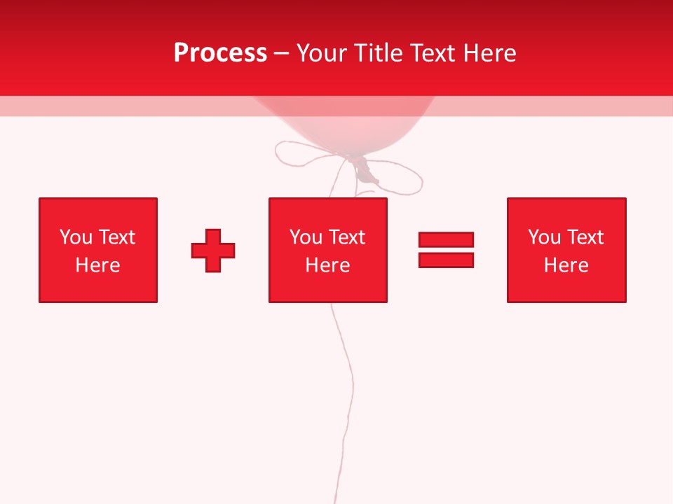Float Heart Flying PowerPoint Template