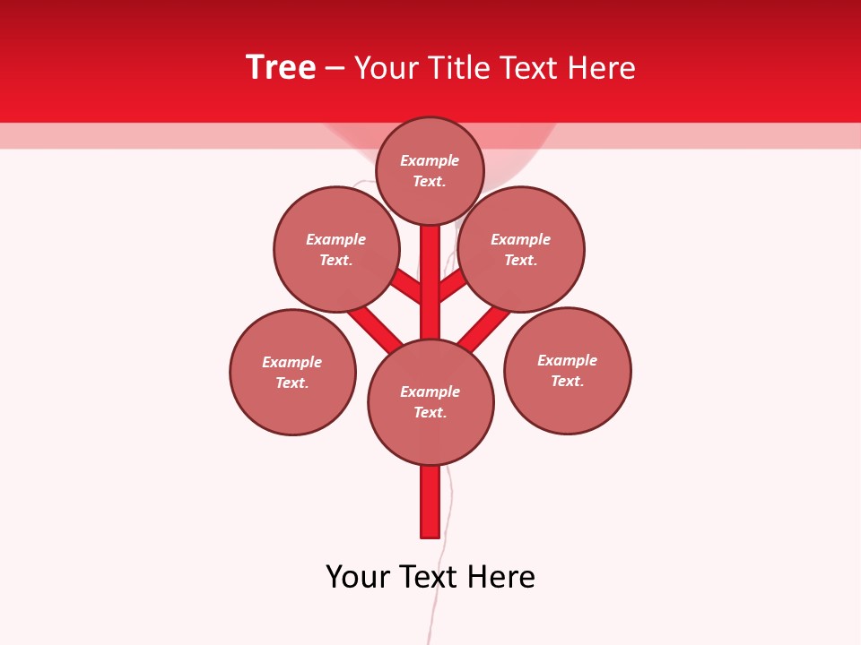 Float Heart Flying PowerPoint Template