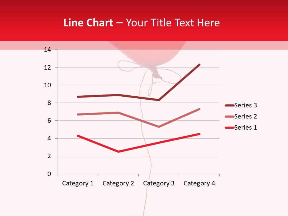 Float Heart Flying PowerPoint Template