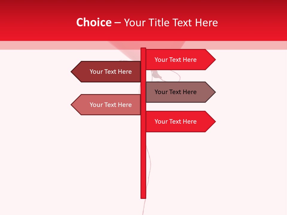 Float Heart Flying PowerPoint Template