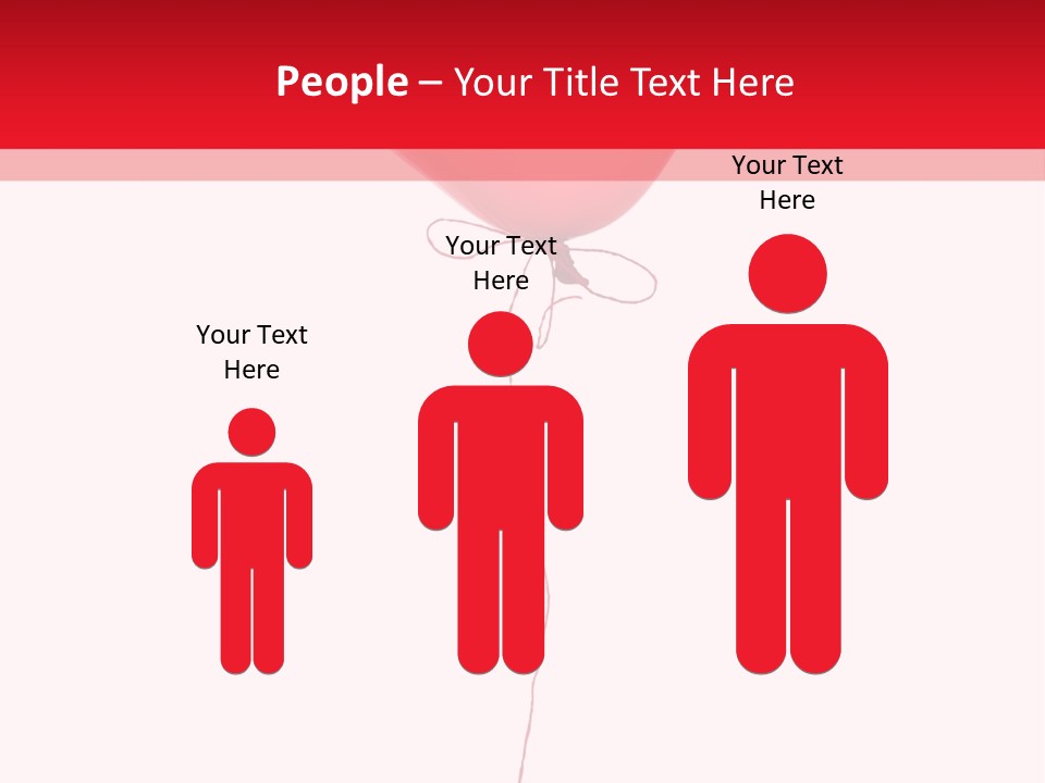 Float Heart Flying PowerPoint Template