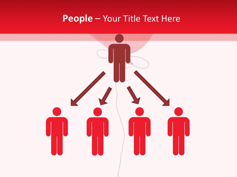 Float Heart Flying PowerPoint Template