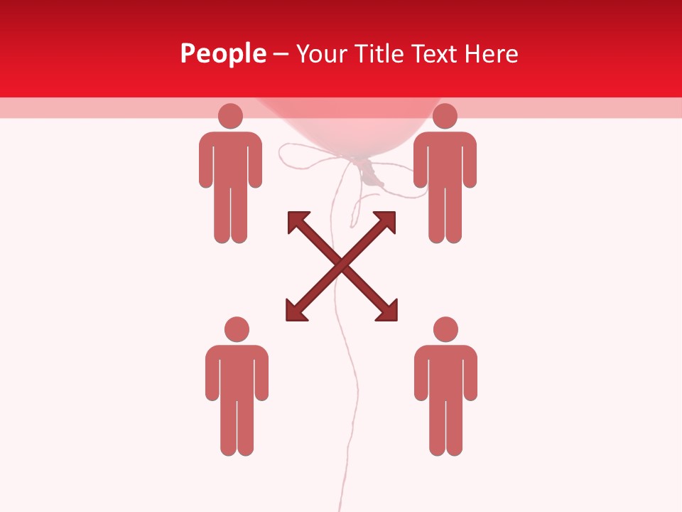 Float Heart Flying PowerPoint Template