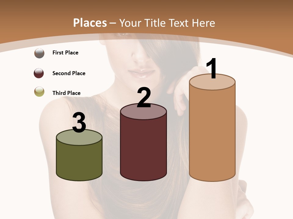 Isolated Candid Beautiful PowerPoint Template