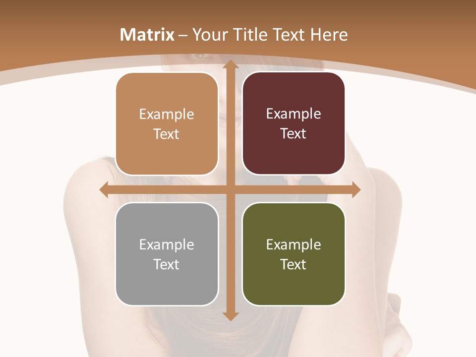 Isolated Candid Beautiful PowerPoint Template