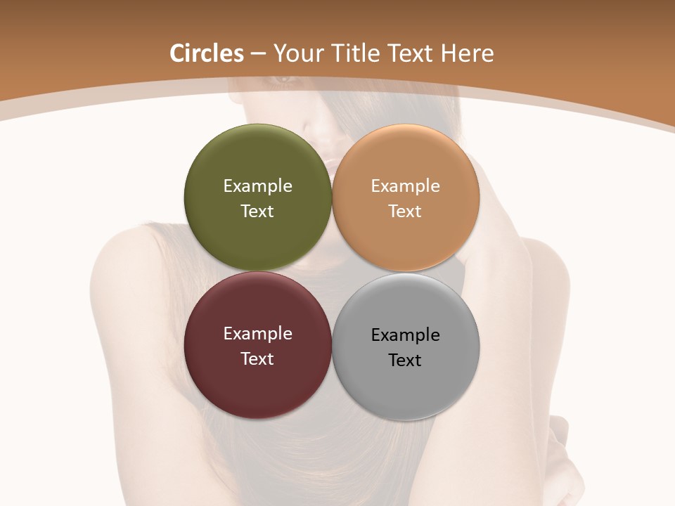 Isolated Candid Beautiful PowerPoint Template