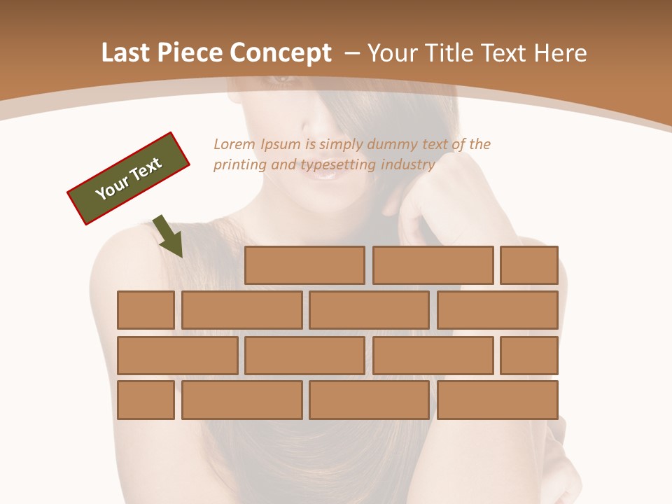 Isolated Candid Beautiful PowerPoint Template