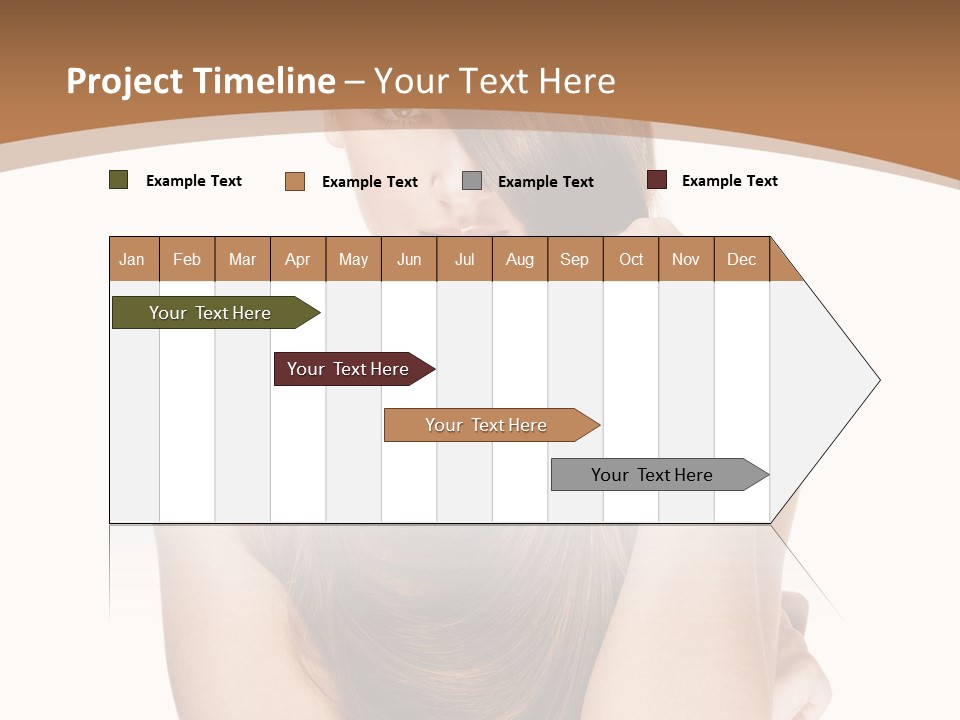 Isolated Candid Beautiful PowerPoint Template