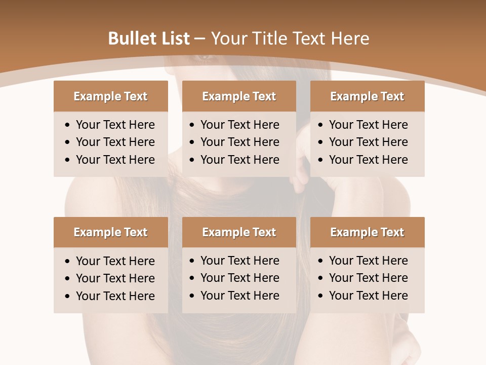 Isolated Candid Beautiful PowerPoint Template