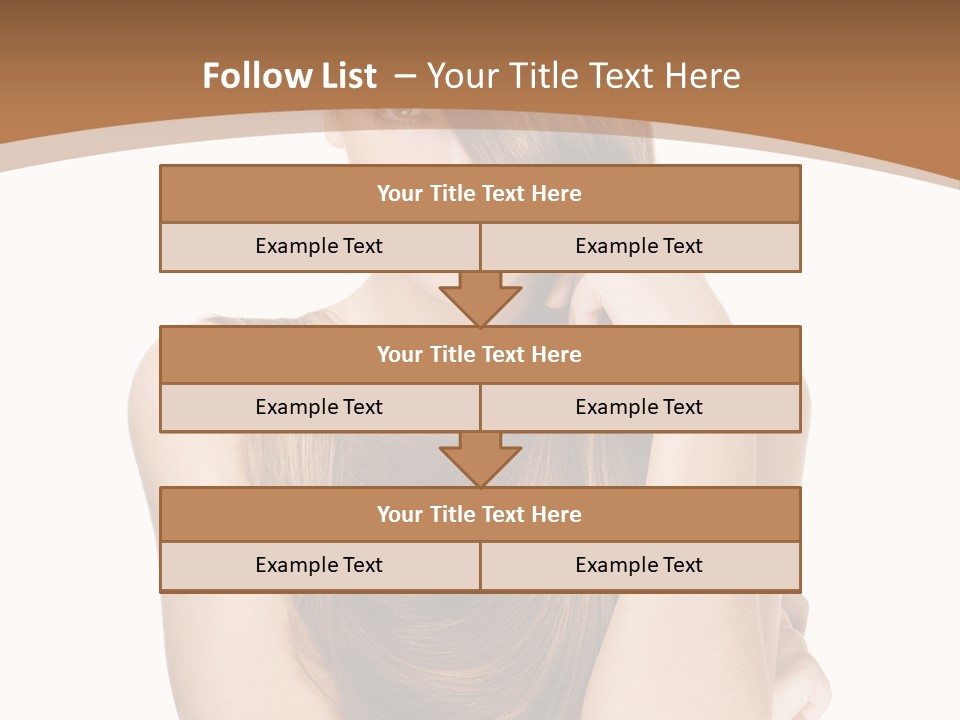 Isolated Candid Beautiful PowerPoint Template