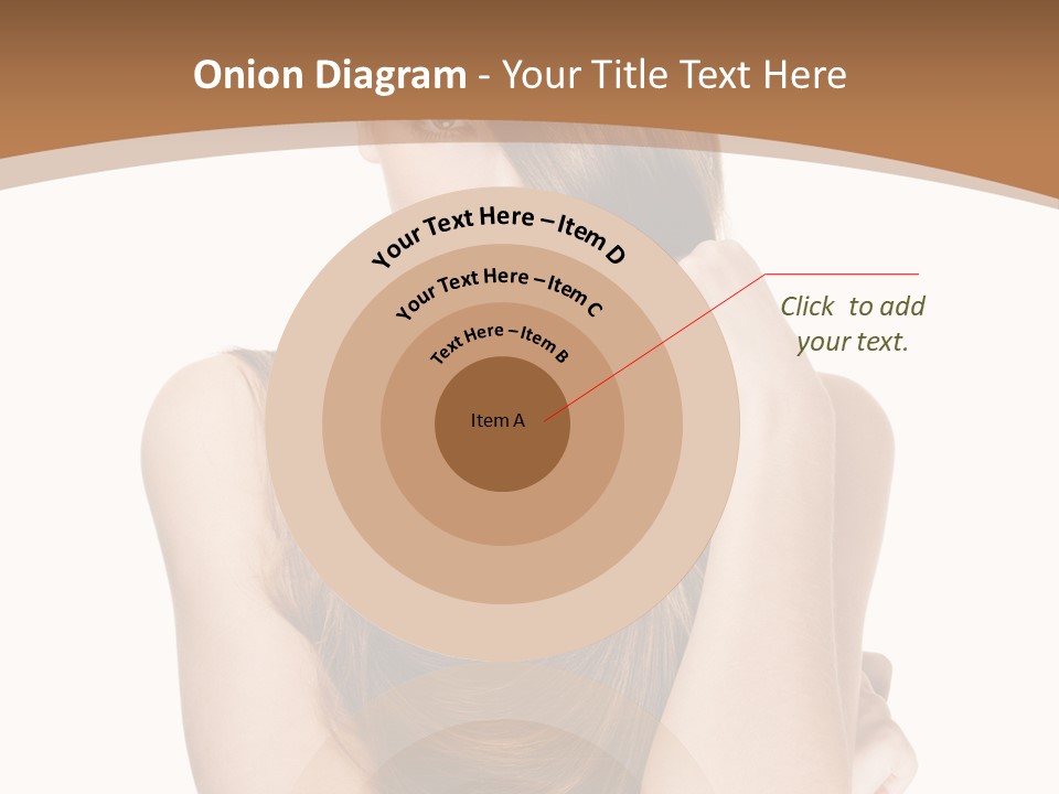 Isolated Candid Beautiful PowerPoint Template