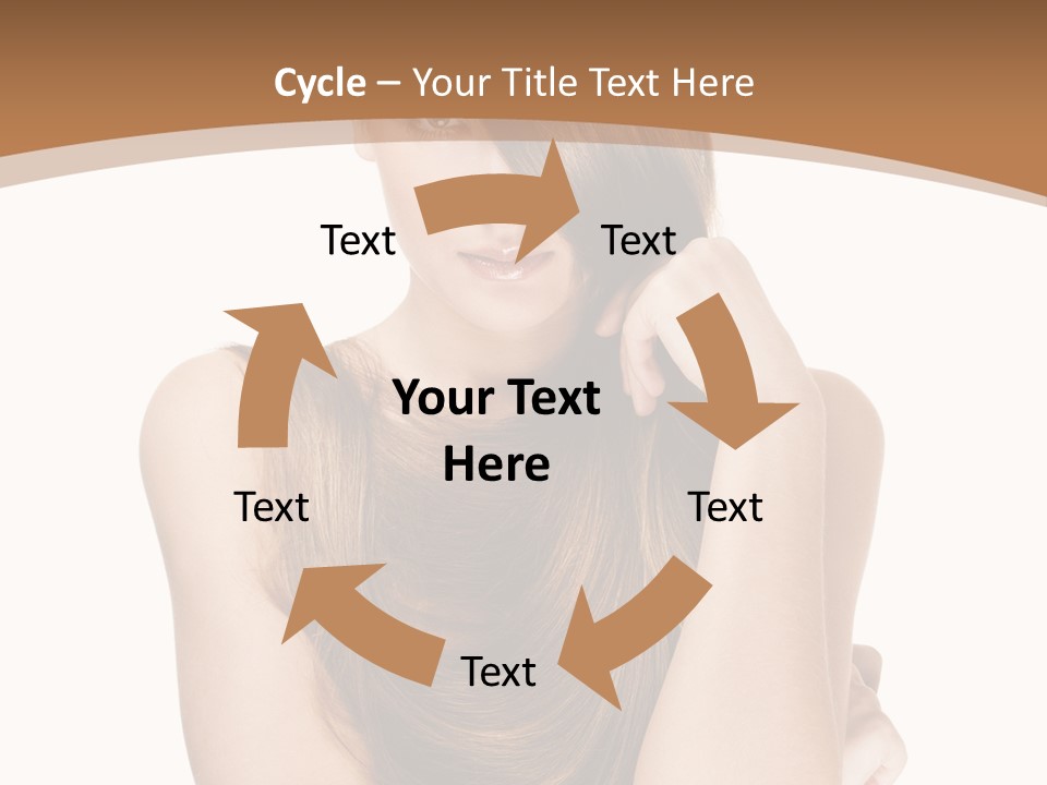 Isolated Candid Beautiful PowerPoint Template