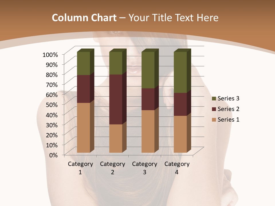 Isolated Candid Beautiful PowerPoint Template