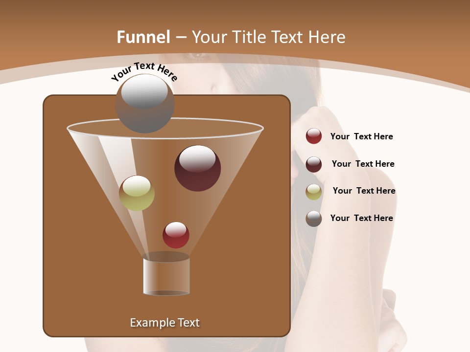 Isolated Candid Beautiful PowerPoint Template