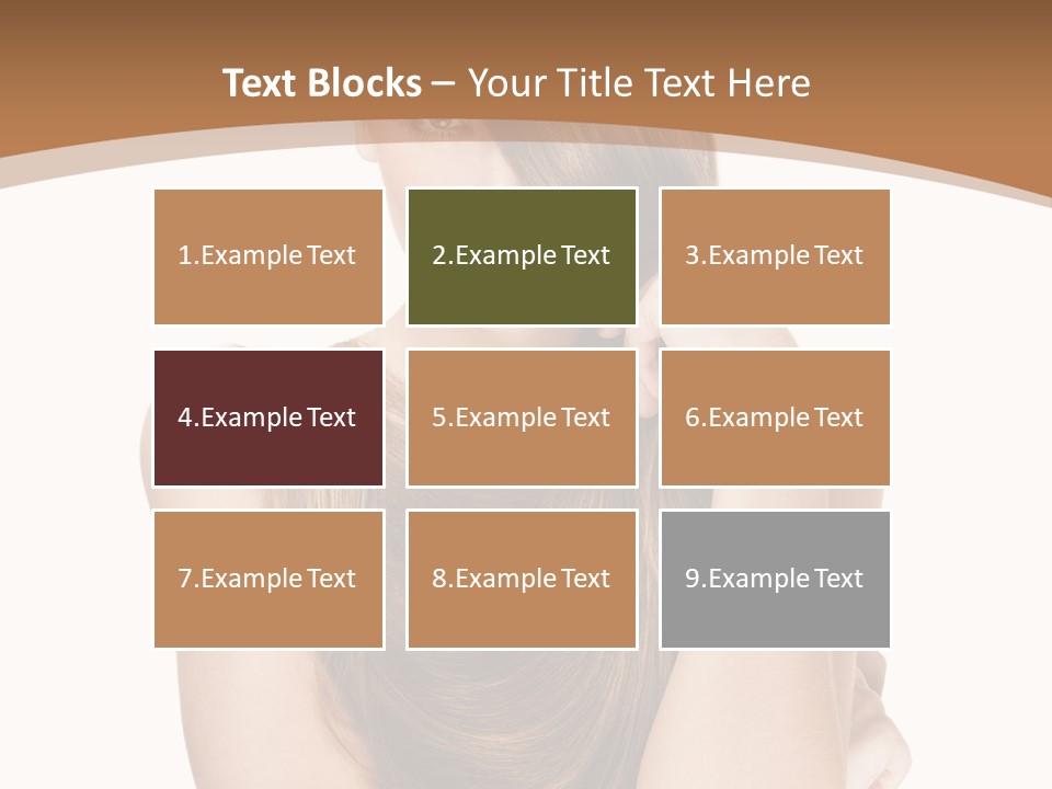 Isolated Candid Beautiful PowerPoint Template