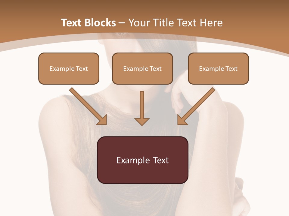Isolated Candid Beautiful PowerPoint Template
